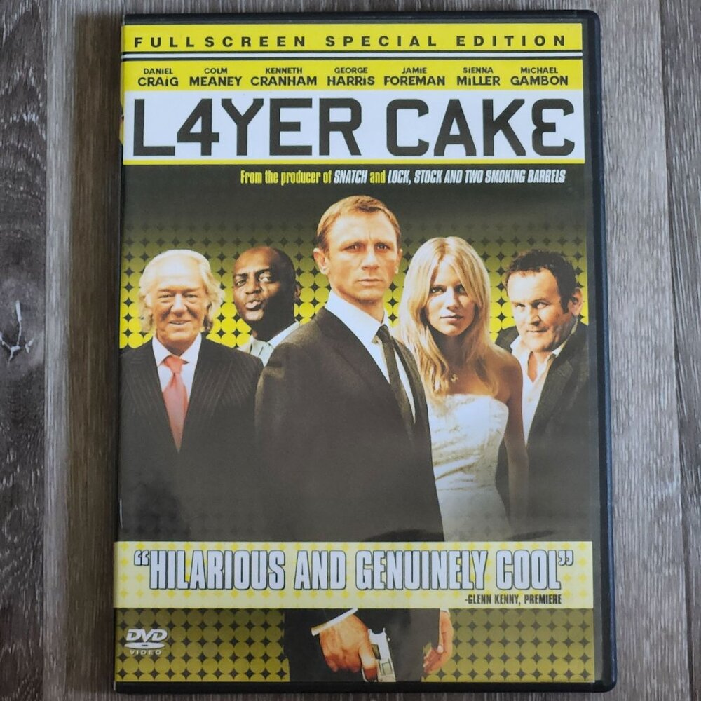 L4yer Layer Cake DVD 2005 Sony Pictures Daniel Craig Colm Meaney Full Screen
